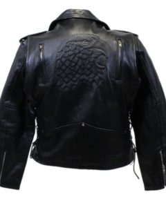 Eagle Head Leather Jacket