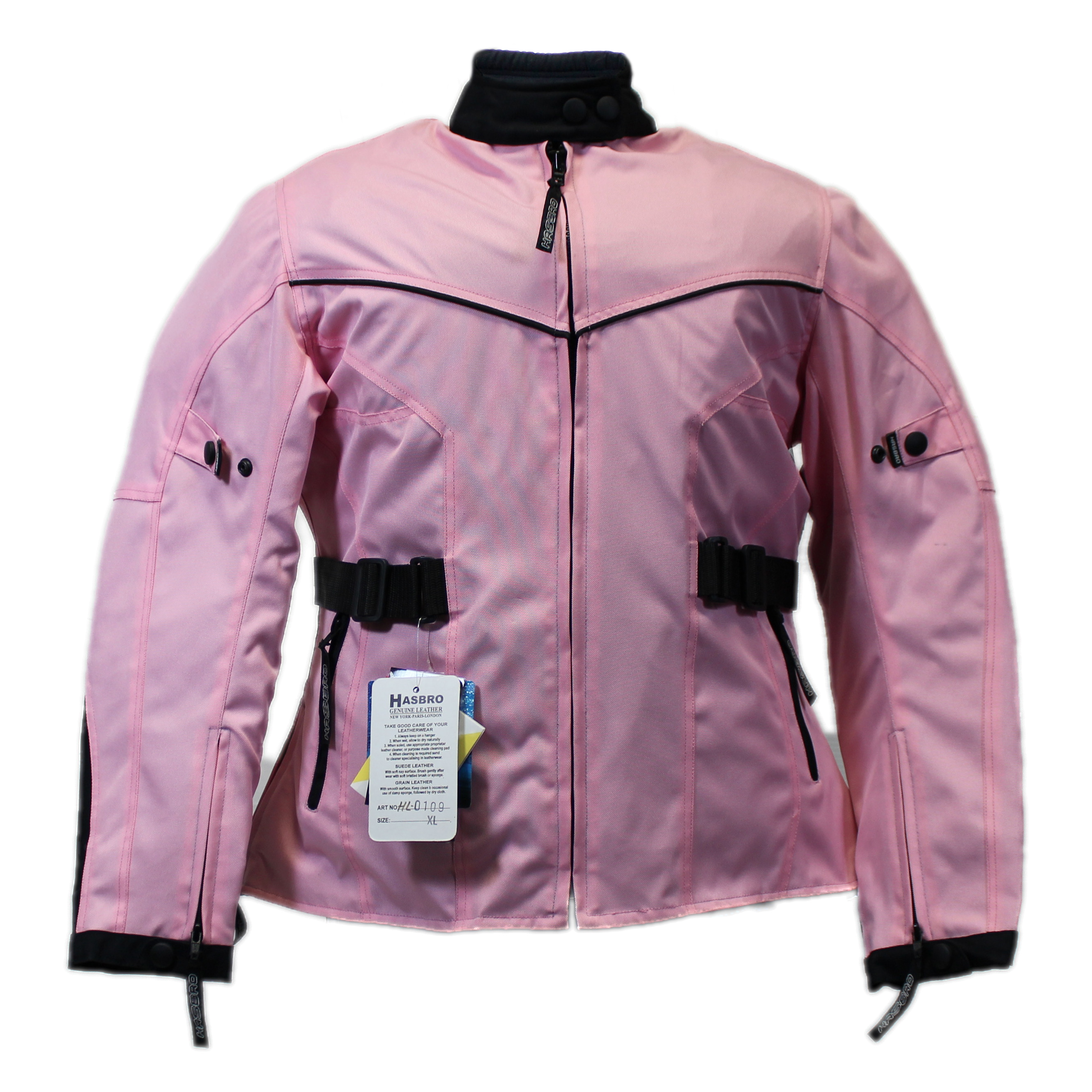 Women’s Pink Cordura Motorcycle Jacket – Hasbro Leather | Top Quality ...