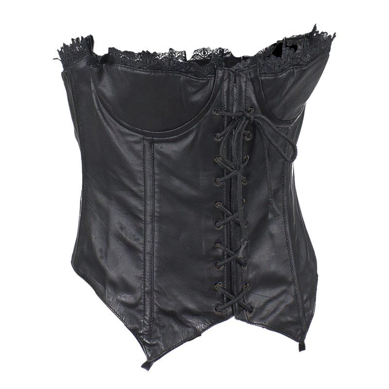 Black Hastings Leather Corset