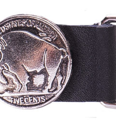Vest Extender W/ Nickled Buffalo Head Graphic