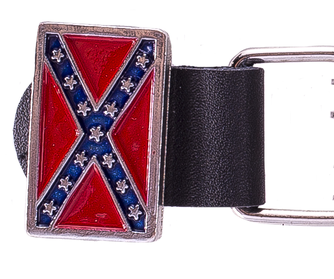 Rebel flag leather vest 2025