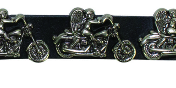 Motorcycle Angel Boot Chains — alternate view 2, Hasbro Leather