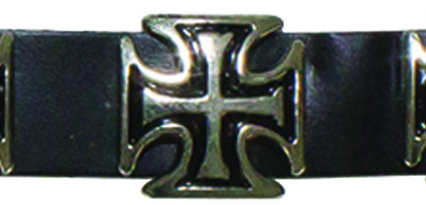 Iron Cross Boot Chain — alternate view 2, Hasbro Leather