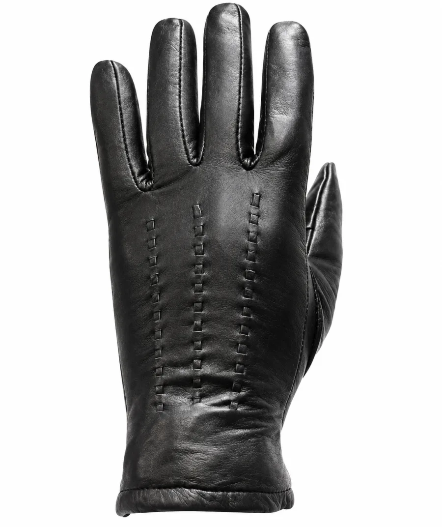 Women's Full-Finger Leather Motorcycle Riding Gloves