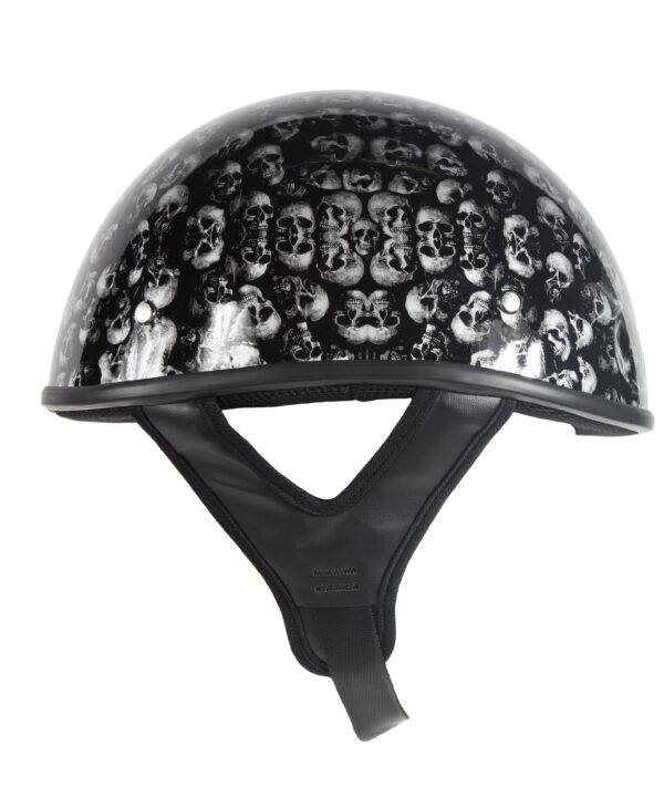 Low Profile Skull Graphic; DOT Approved — alternate view 4, Hasbro Leather