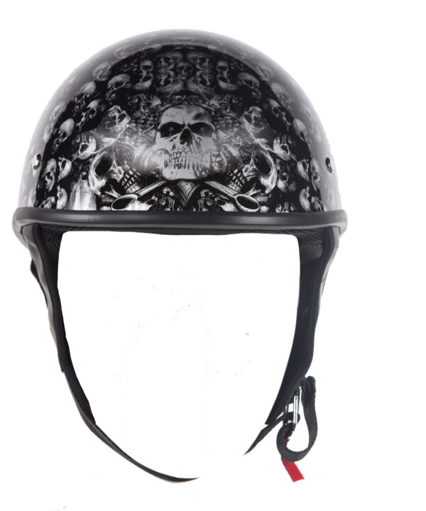 Low Profile Skull Graphic; DOT Approved — alternate view 2, Hasbro Leather