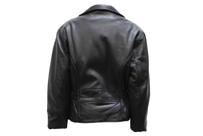 Women’s Leather Jacket With Snap Down Collar – Hasbro Leather | Top ...