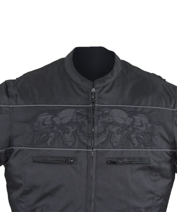 Illuminated Skull Rider Cordura — alternate view 6, Hasbro Leather