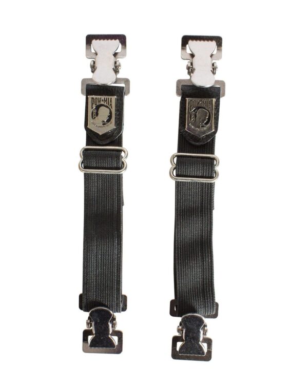 POW/MIA Alligator Boot Clips — Boot Clips, Hasbro Leather
