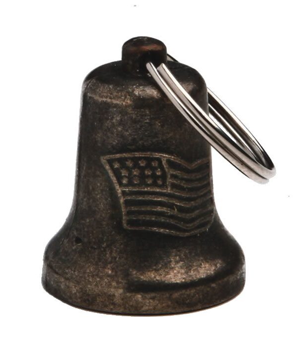 American Flag Motorcycle Bell — Bells, Hasbro Leather