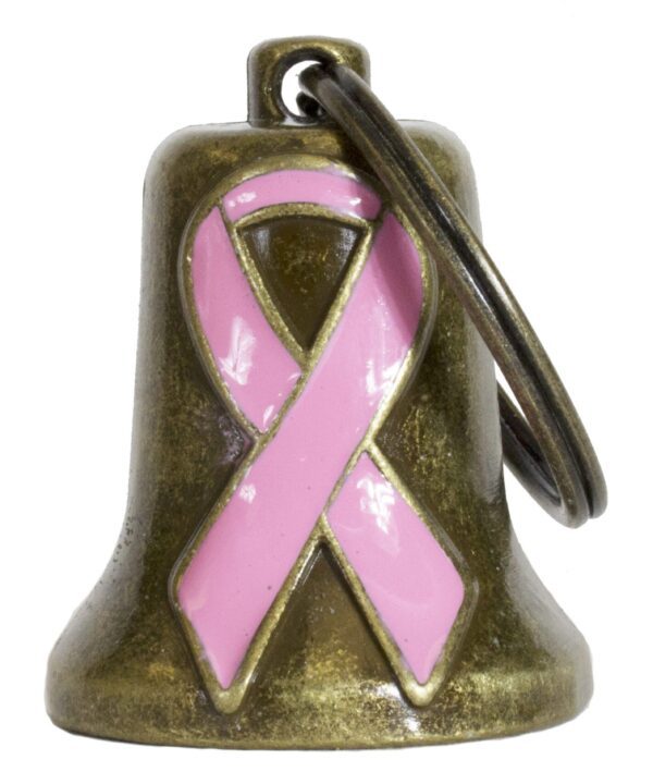 Cancer Awareness Pink Ribbon Motorcycle Bell — Bells, Hasbro Leather