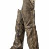 Men’s Distressed Brown Genuine Leather Motorcycle Riding Chaps — Pants & Chaps, Hasbro Leather