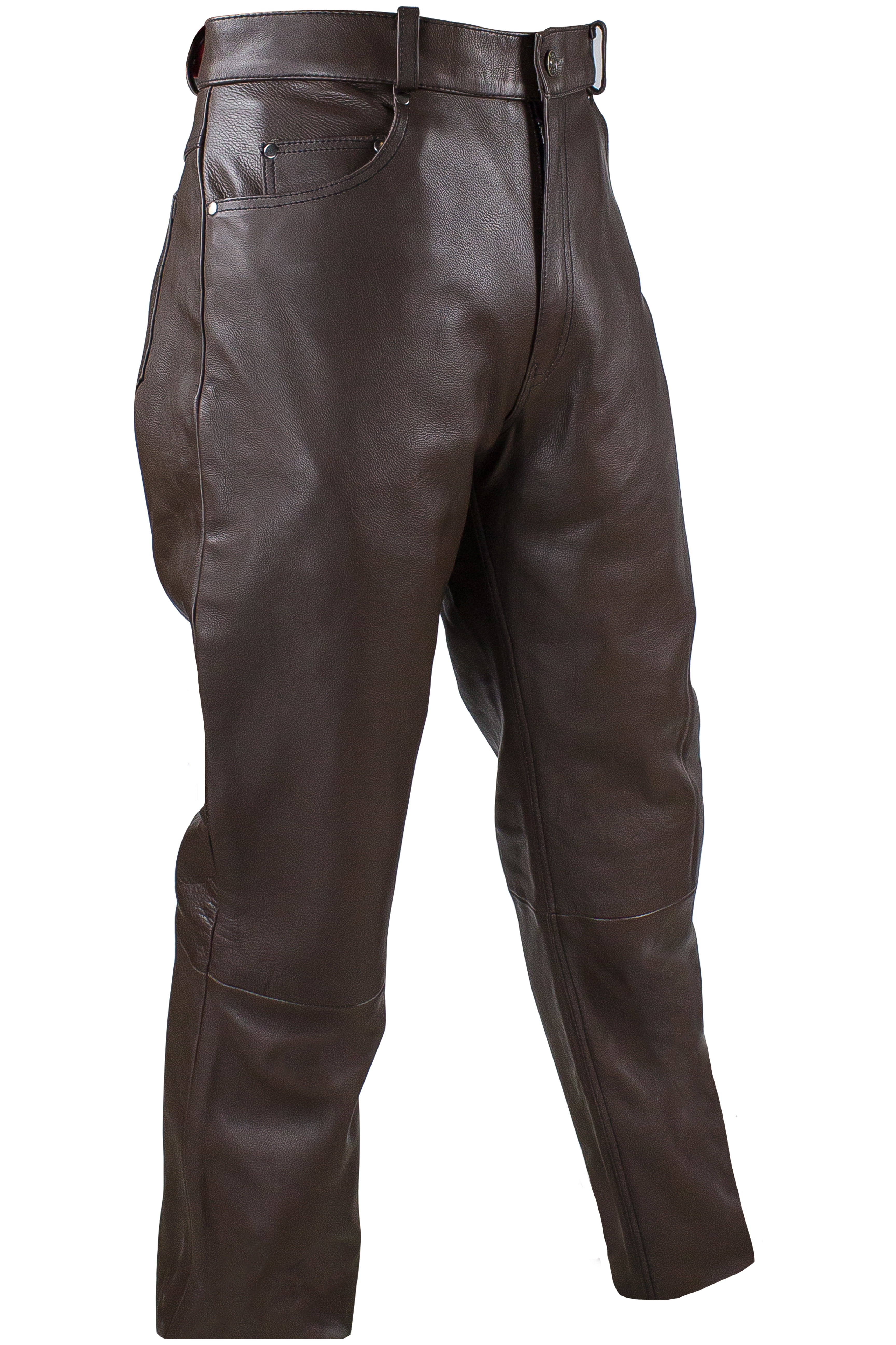 Men's Brown Leather Motorcycle Pants C500-12 - Open Road Leather &  Accessories