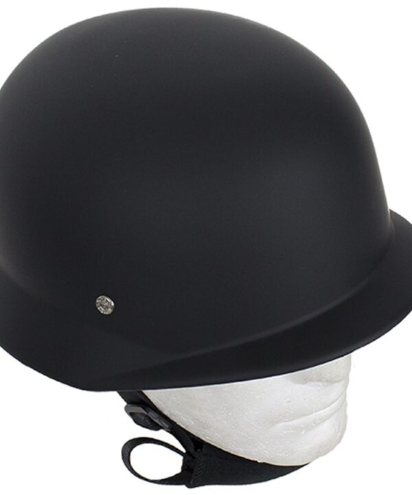 Flat Black; German — Helmets, Hasbro Leather