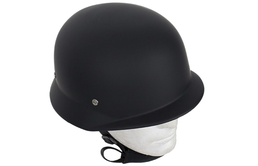 Flat Black; German — Helmets, Hasbro Leather