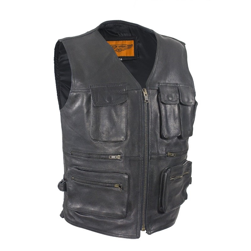 Men's Leather Vests