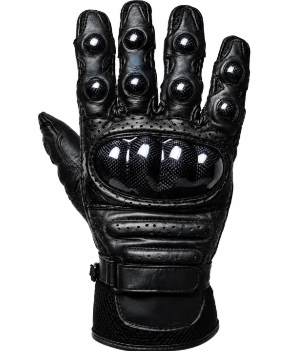 Men's Top-Quality Genuine Leather Motorcycle Riding Gloves