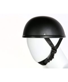 EZ Rider Novelty Flat Black Helmet With Y-Strap & Q-Release