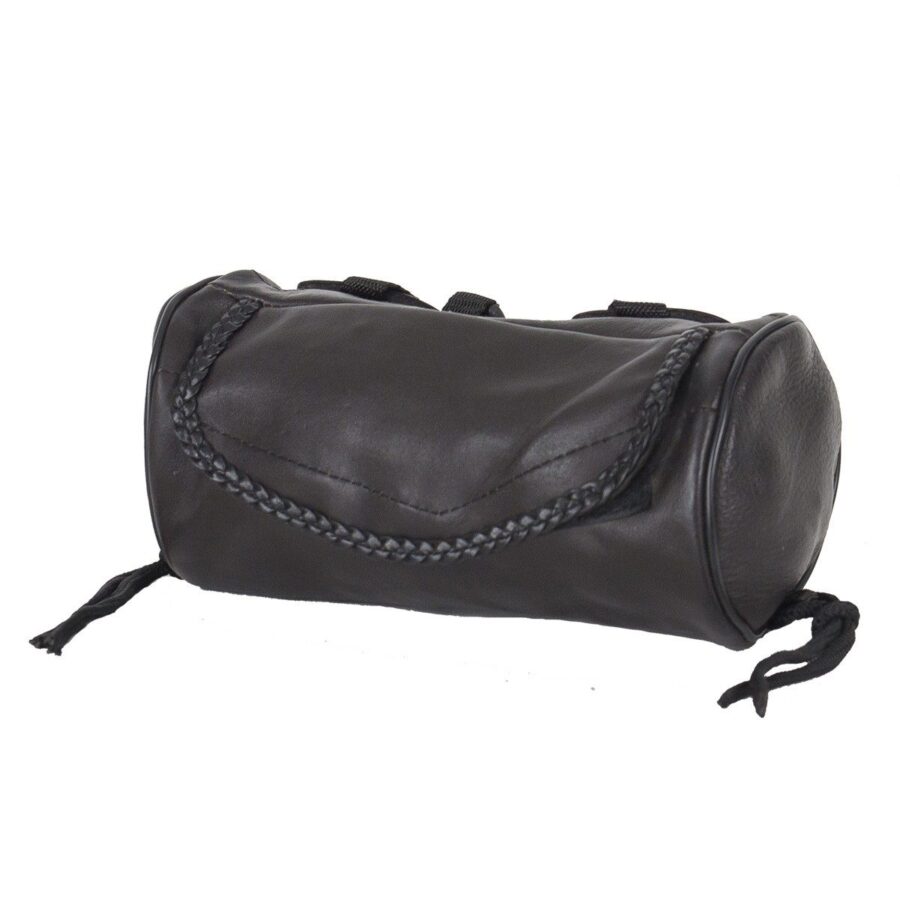 Brown Leather Motorcycle Tool Bag — Tool Bags, Hasbro Leather