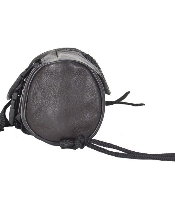 Brown Leather Motorcycle Tool Bag — alternate view 2, Hasbro Leather