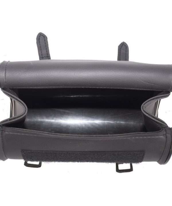 12″ Plain PVC Motorcycle Tool Bag — alternate view 2, Hasbro Leather