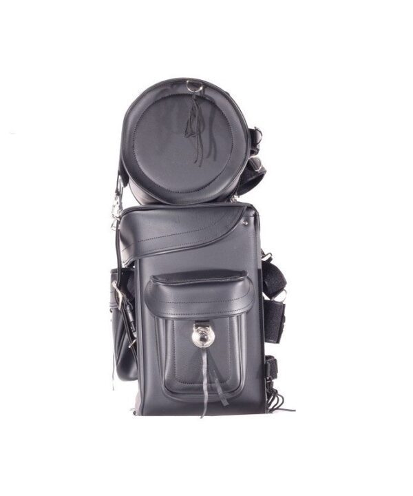 Plain Big Sissy Bar Bag — alternate view 3, Hasbro Leather