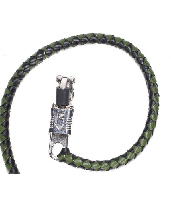 Black & Green Get Back Whip For Motorcycles — alternate view 3, Hasbro Leather