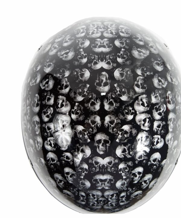 Low Profile Skull Graphic; DOT Approved — alternate view 5, Hasbro Leather
