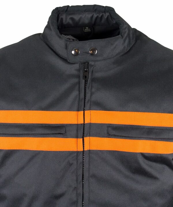 Raceway Orange Stripe Cordura — alternate view 3, Hasbro Leather