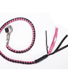 Black & Pink Get Back Whips For Motorcycles