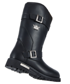 Alternative view of Classic Leather Motorcycle Biker Boots