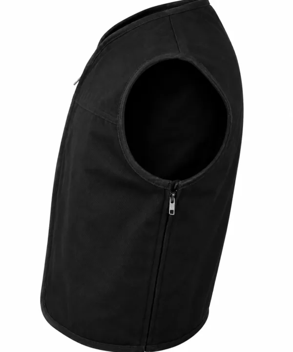 Downtown Black Denim Vest - Image 3