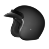 Daytona Cruiser – Dull Black; DOT Approved — Motorcycle Helmets, Hasbro Leather