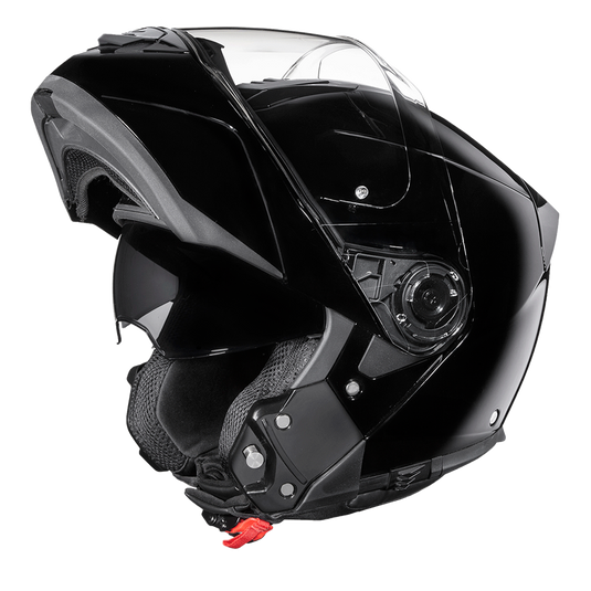 Daytona Glide – Hi-Gloss Black; DOT & ECE Approved — alternate view 2, Hasbro Leather