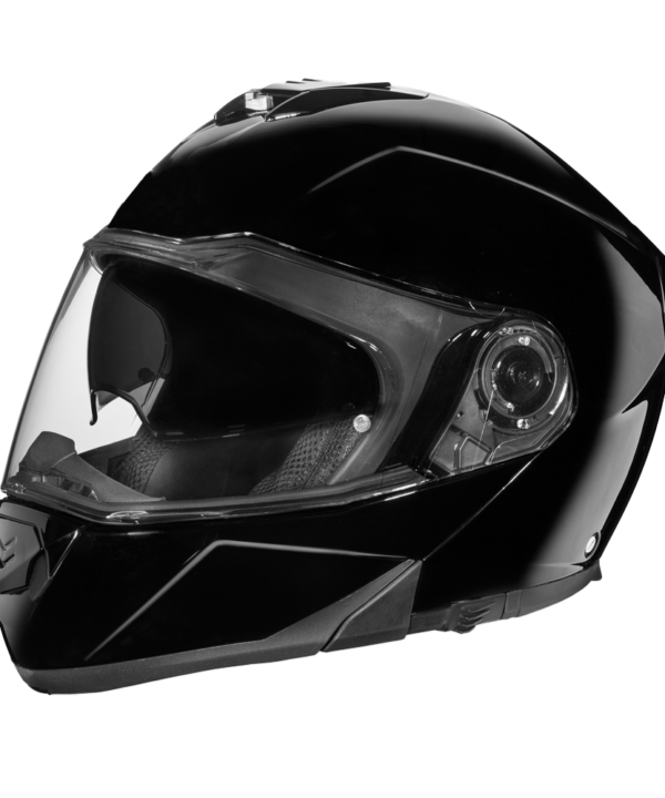 Daytona Glide – Hi-Gloss Black; DOT & ECE Approved — Motorcycle Helmets, Hasbro Leather
