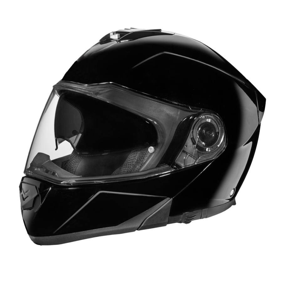 Daytona Glide – Hi-Gloss Black; DOT & ECE Approved — Motorcycle Helmets, Hasbro Leather