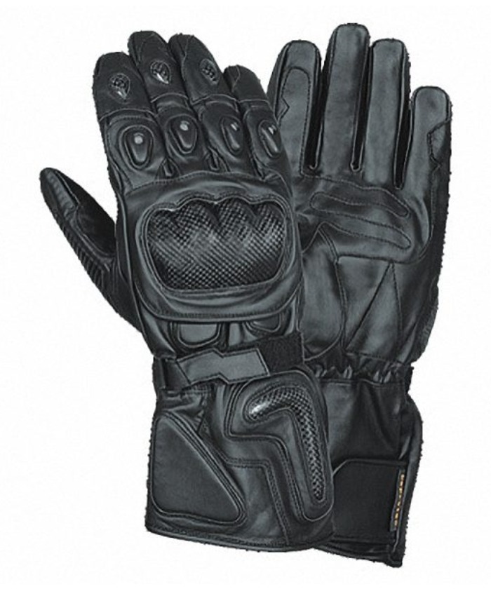 Carbon Fiber Leather Motorcycle Racing Gloves HI441 — Racing Gloves, Hasbro Leather