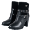 Women’s Midnight Rider Heeled Motorcycle Boots — Women's Boots, Hasbro Leather