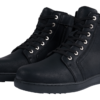 Men’s Biker Boots with Ankle Straps & Ring — Black — Men's Boots, Hasbro Leather