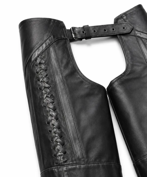 Alternative view of Dream Apparel Rub Off Premium Naked Cowhide Leather Chaps