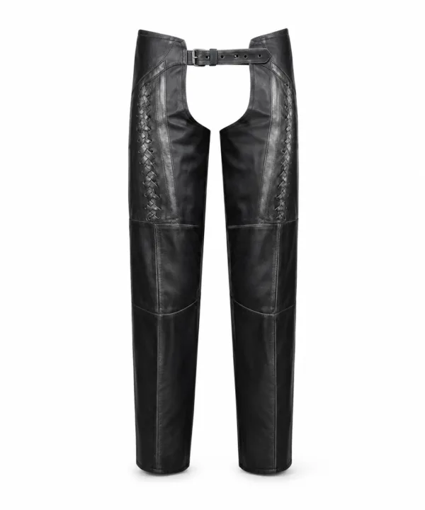 Dream Apparel Rub Off Premium Naked Cowhide Leather Chaps