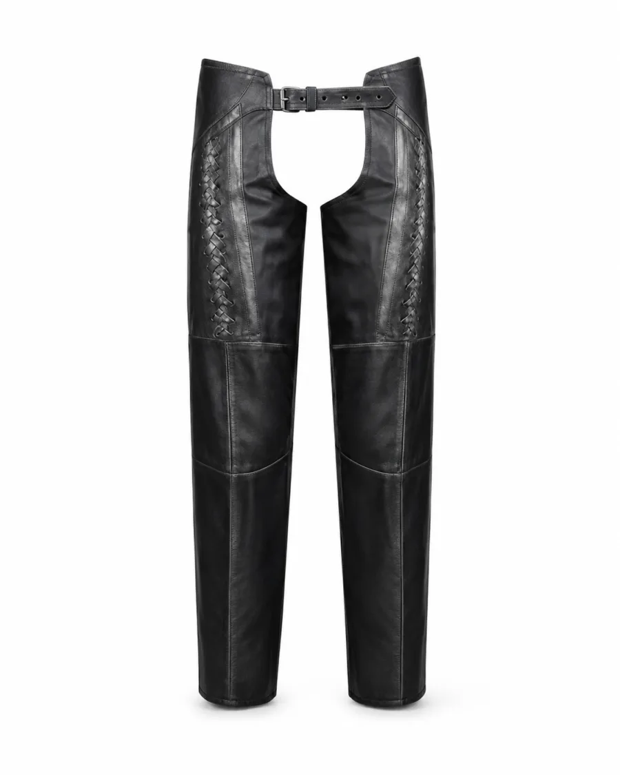 Dream Apparel Rub Off Premium Naked Cowhide Leather Chaps