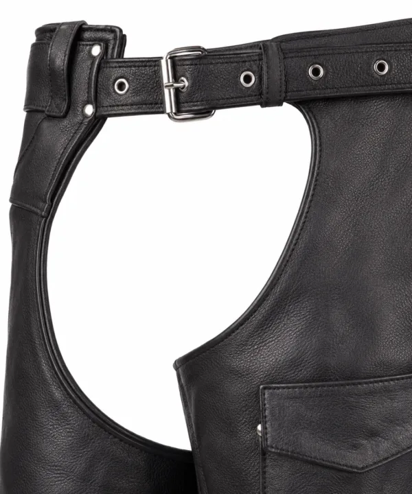 Biker Chaps With No Liner - Image 4