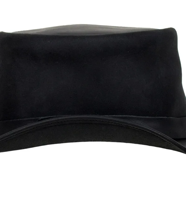 Black Leather Deadman’s Top Hat — alternate view 4, Hasbro Leather