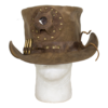 Brown Leather Deadman Top Hat — Hats, Hasbro Leather