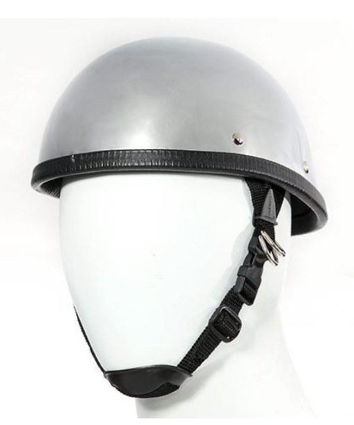 Chrome Eagle; Bowl — Novelty Helmets, Hasbro Leather