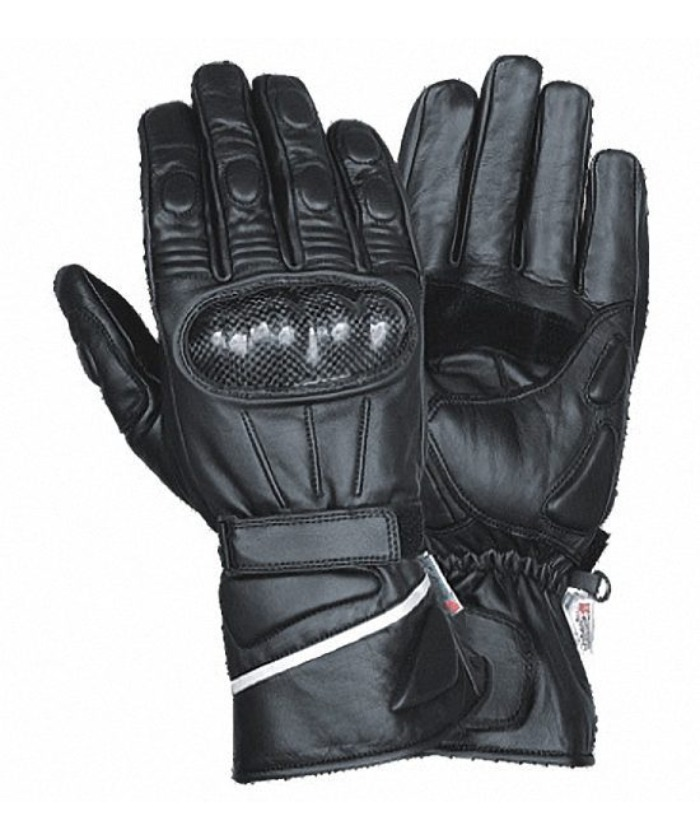 Leather Motorcycle Racing Gloves HI289 — Track & Street — Racing Gloves, Hasbro Leather