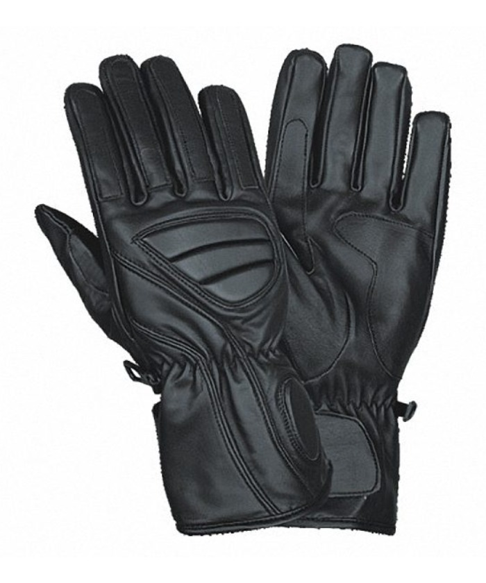 Men’s Genuine Leather Motorcycle Riding Gloves HI297 — Riding Gloves, Hasbro Leather