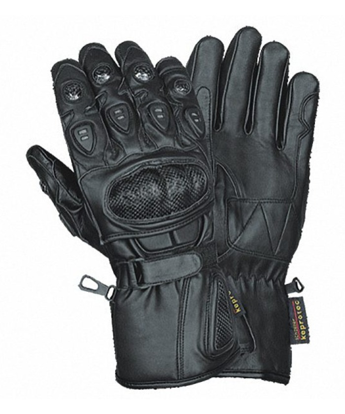 Carbon Fiber Protector Racing Gloves — Racing Gloves, Hasbro Leather