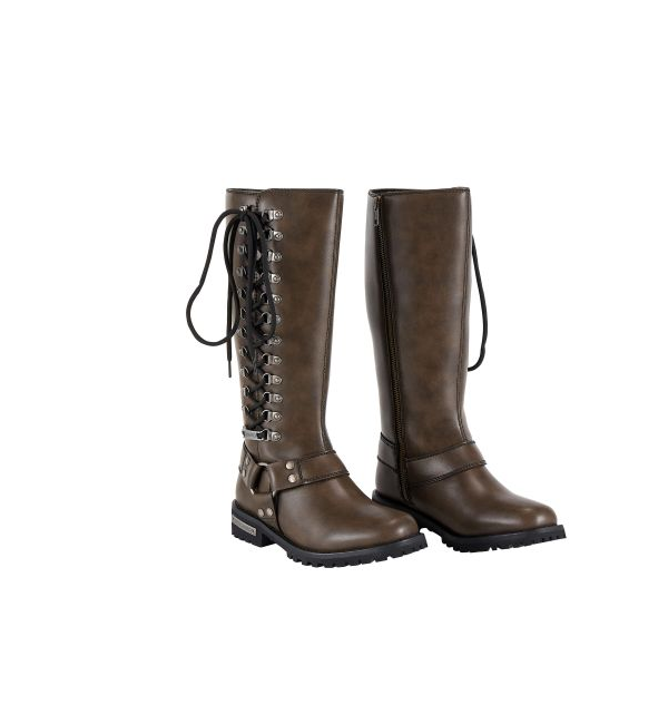 Women's Frontier Rider Knee-High Motorcycle Boots - Image 3